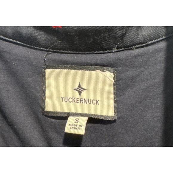 Tuckernuck Shirt Dress Women’s Size Small Embroidered Callahan Drop Waist Ruffle - Picture 3 of 8